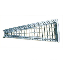 Galvanized steel stair grating spiral staircase stair tread for outdoor projects